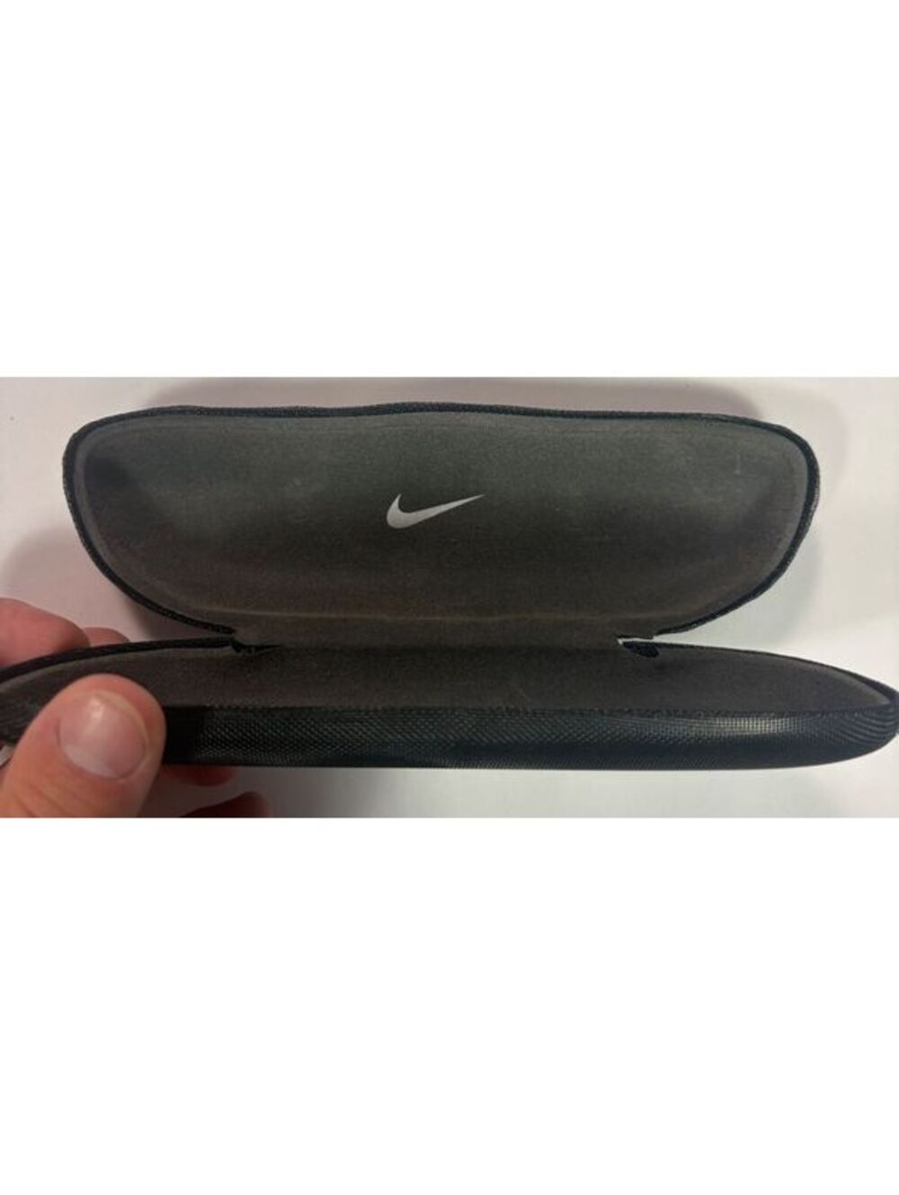 Nike Black Hard Shell Eyeglasses Sunglasses Clamshell Swoosh Case Only Unisex